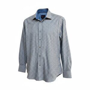 Men's Egara Slim Fit Stretch Non Iron Long Sleeve Dress Shirt Size XL